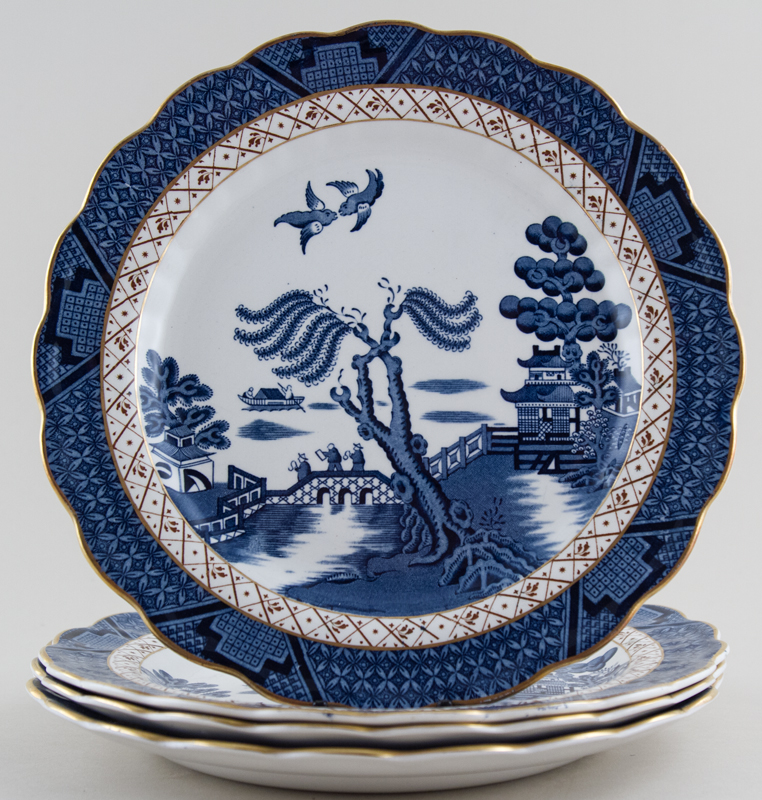 Set of 4 Plates c1950s